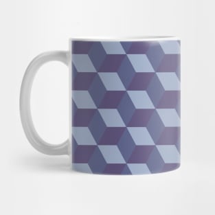 Geometric design- purple and blue Mug